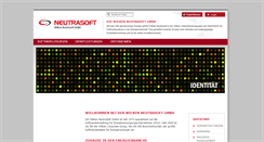 Desktop Screenshot of neutrasoft.de